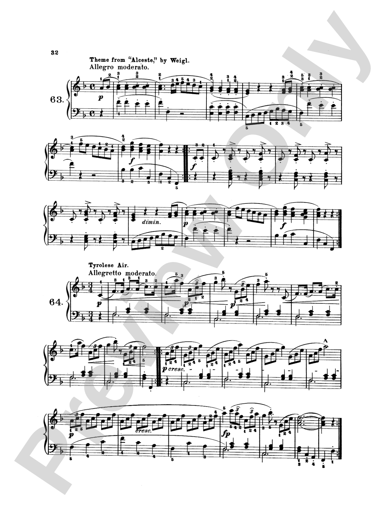 Bach: One-Hundred Recreations, First Instruction in Piano Playing: Piano Book