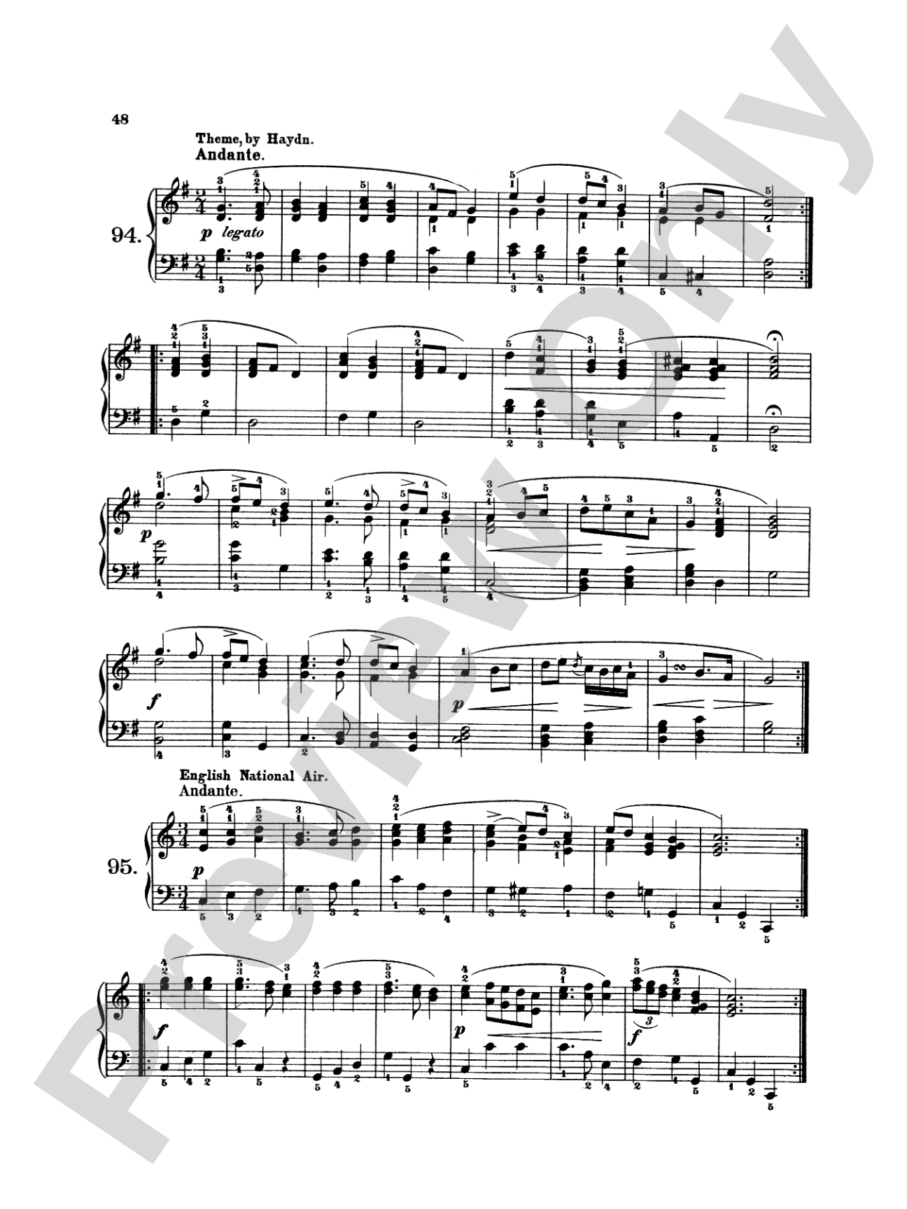 Bach: One-Hundred Recreations, First Instruction in Piano Playing: Piano Book