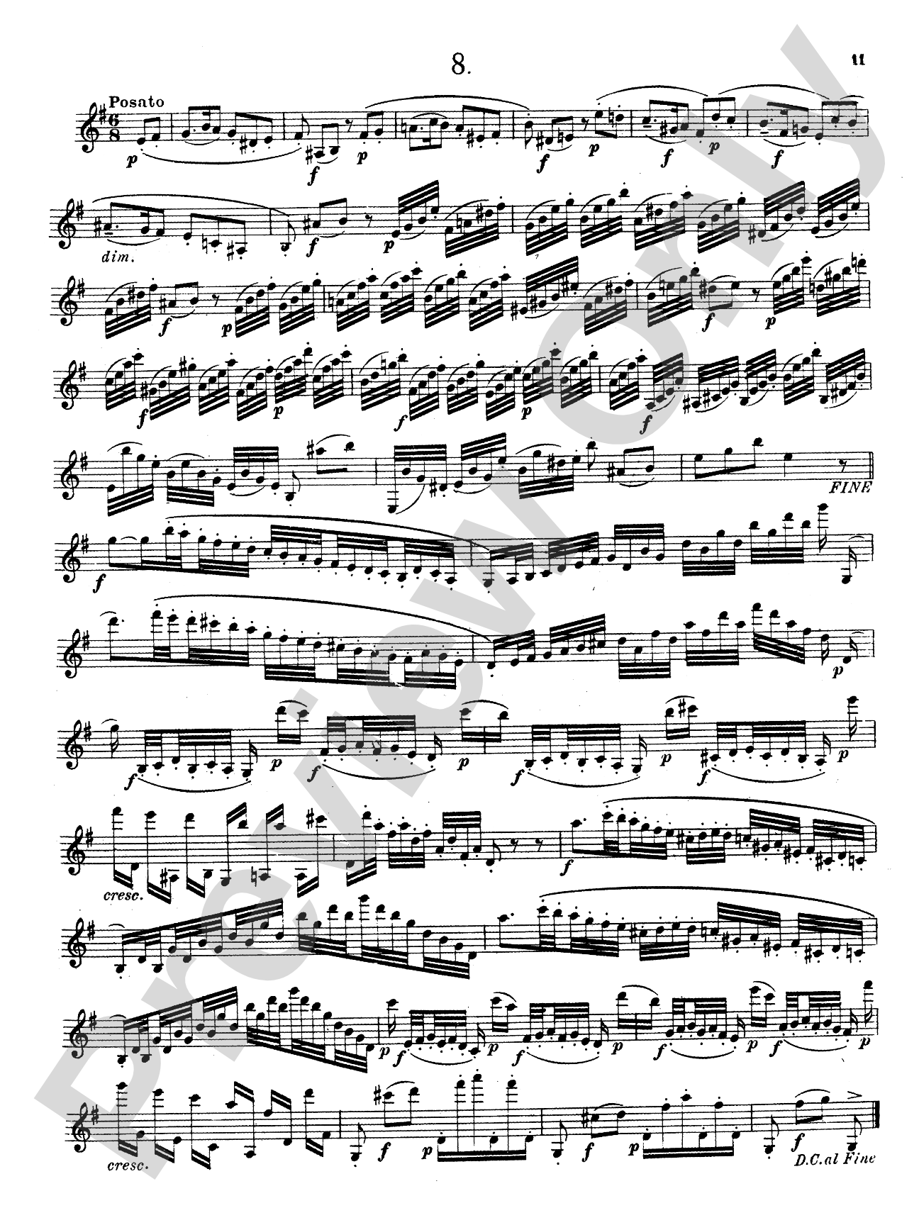 Paganini: Fourteen Caprices, Op. 1 and Moto Perpetuo, Op. 11, No. 6 (unaccompanied)