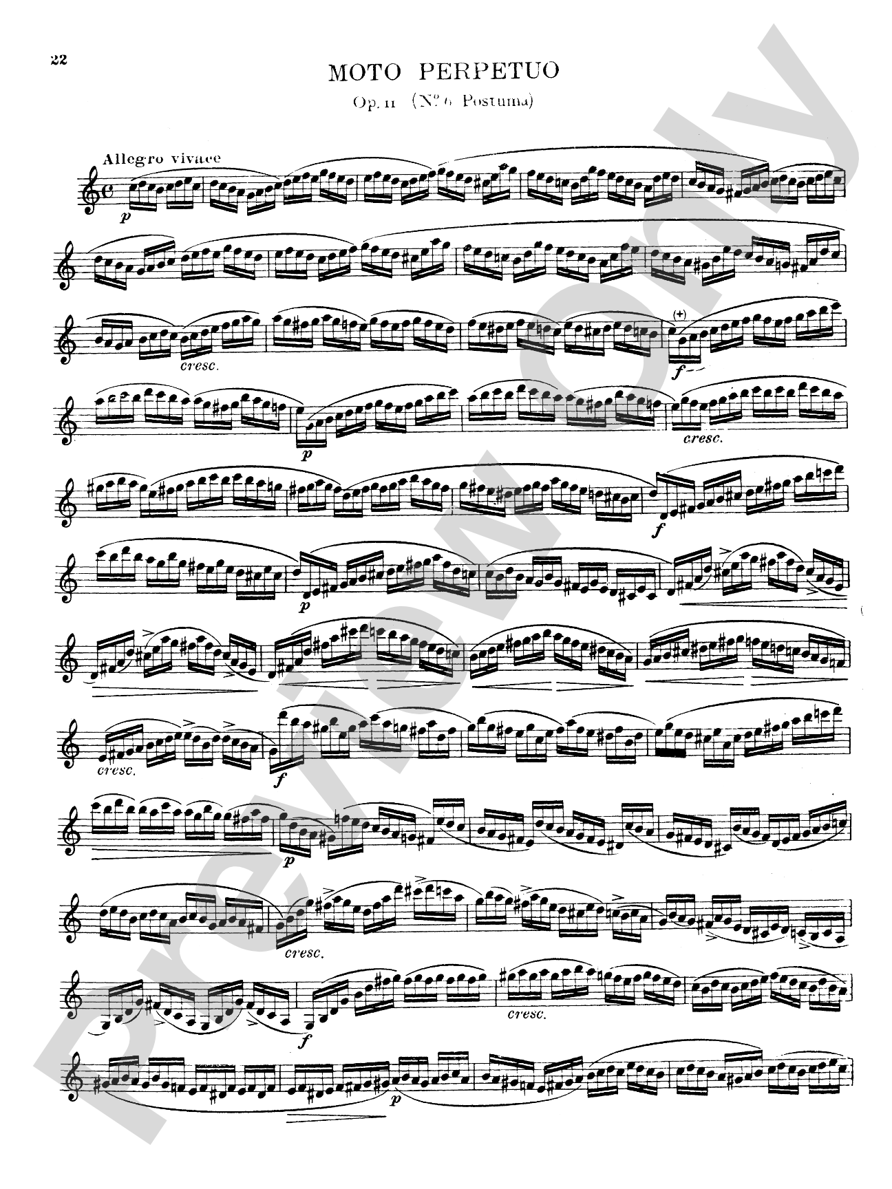 Paganini: Fourteen Caprices, Op. 1 and Moto Perpetuo, Op. 11, No. 6 (unaccompanied)