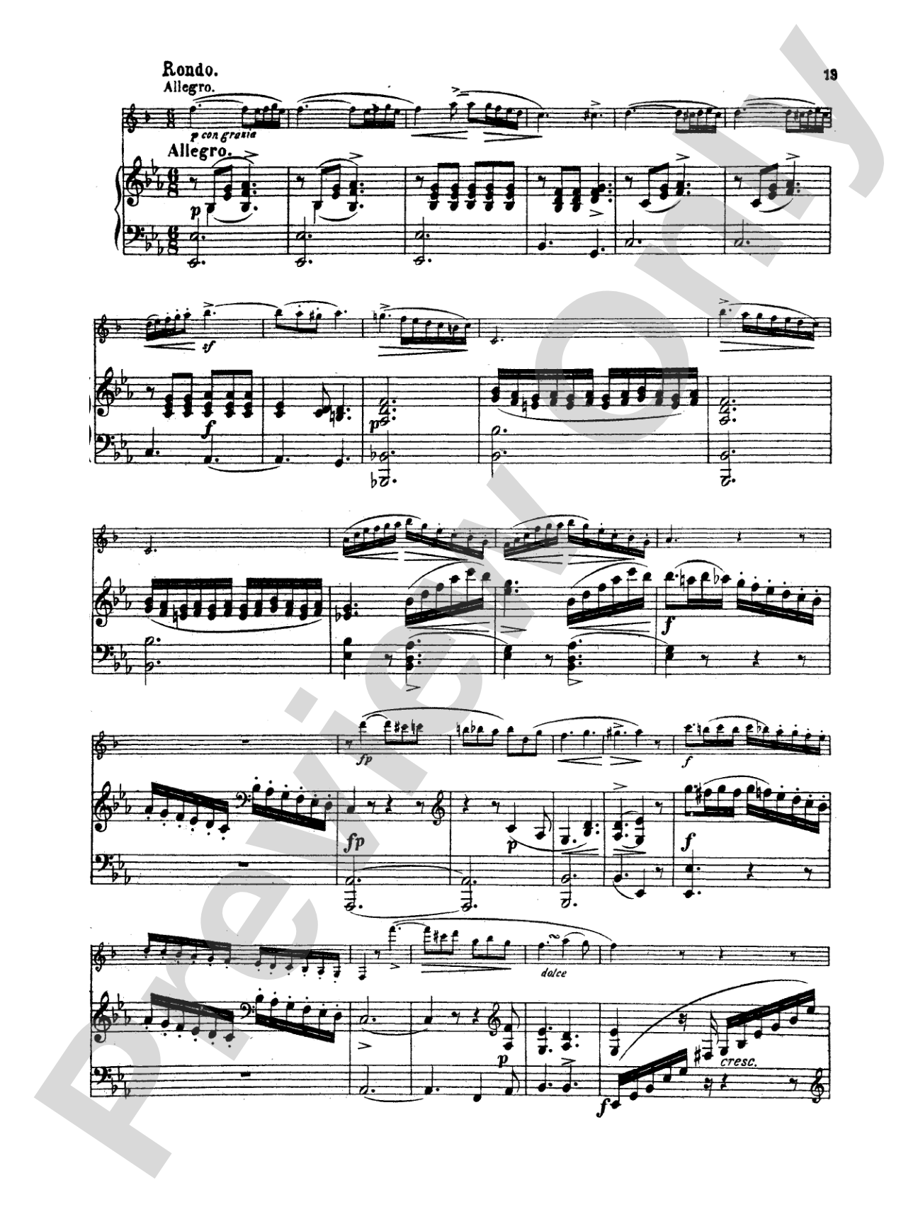 Weber: Grand Duo Concertant, Op. 48: Clarinet Part(s)