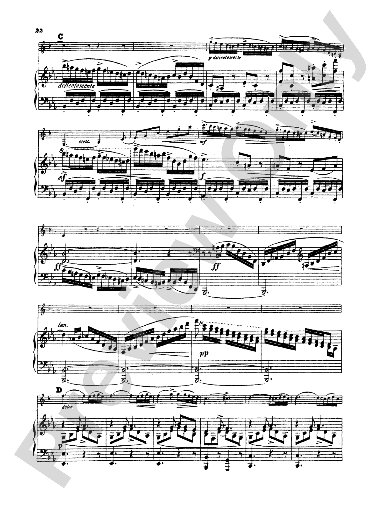 Weber: Grand Duo Concertant, Op. 48: Clarinet Part(s)