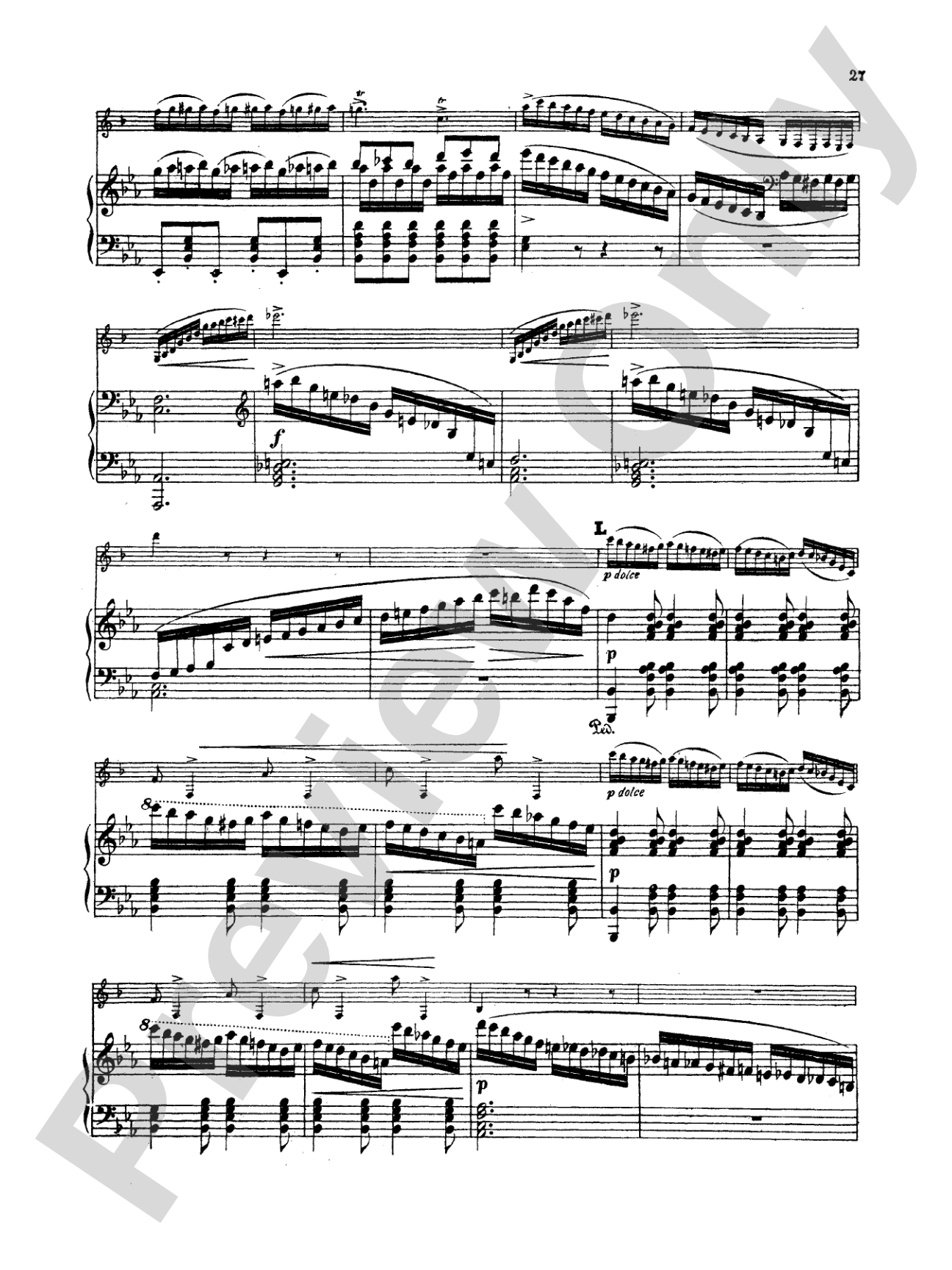Weber: Grand Duo Concertant, Op. 48: Clarinet Part(s)