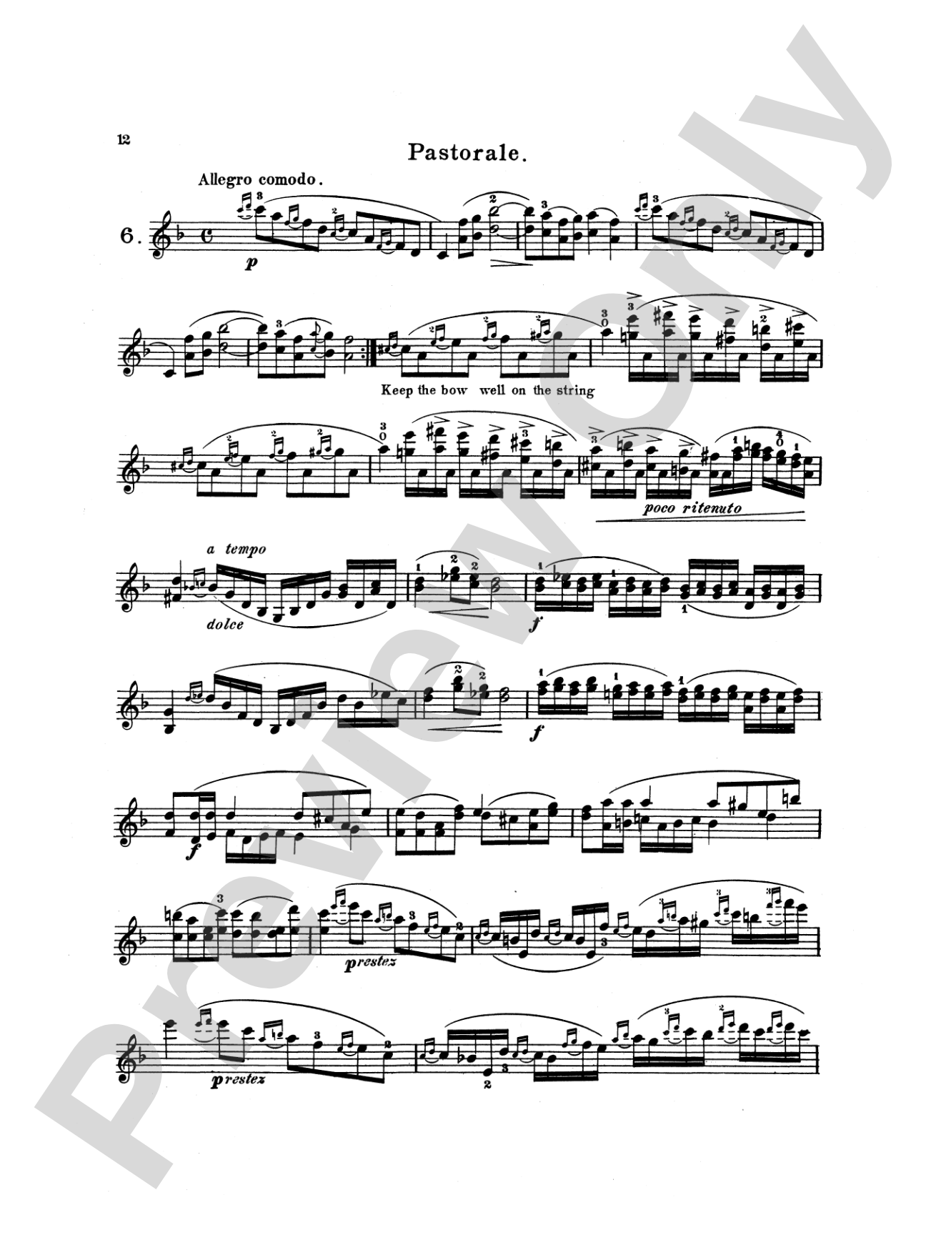 Dancla: Twenty Brilliant and Characteristic Etudes, Op. 73
