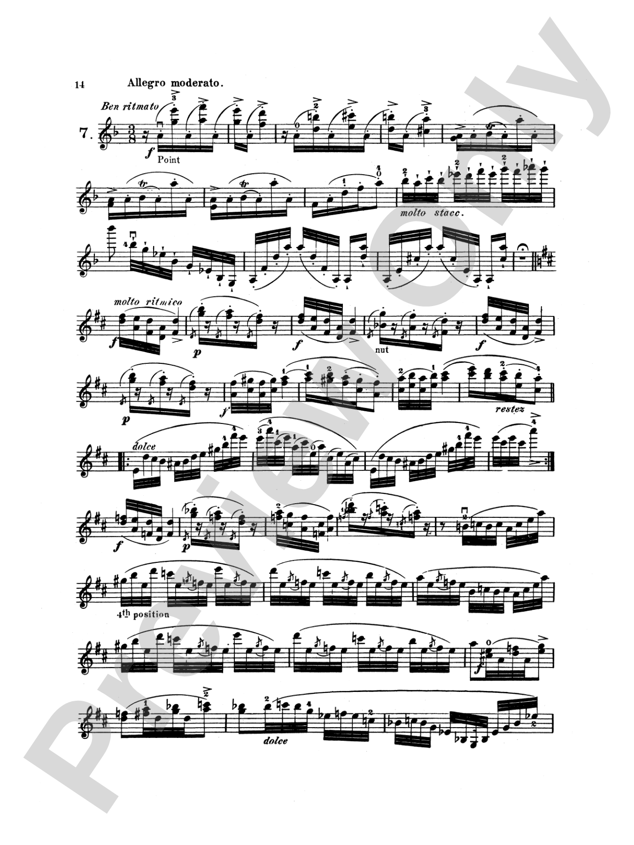 Dancla: Twenty Brilliant and Characteristic Etudes, Op. 73