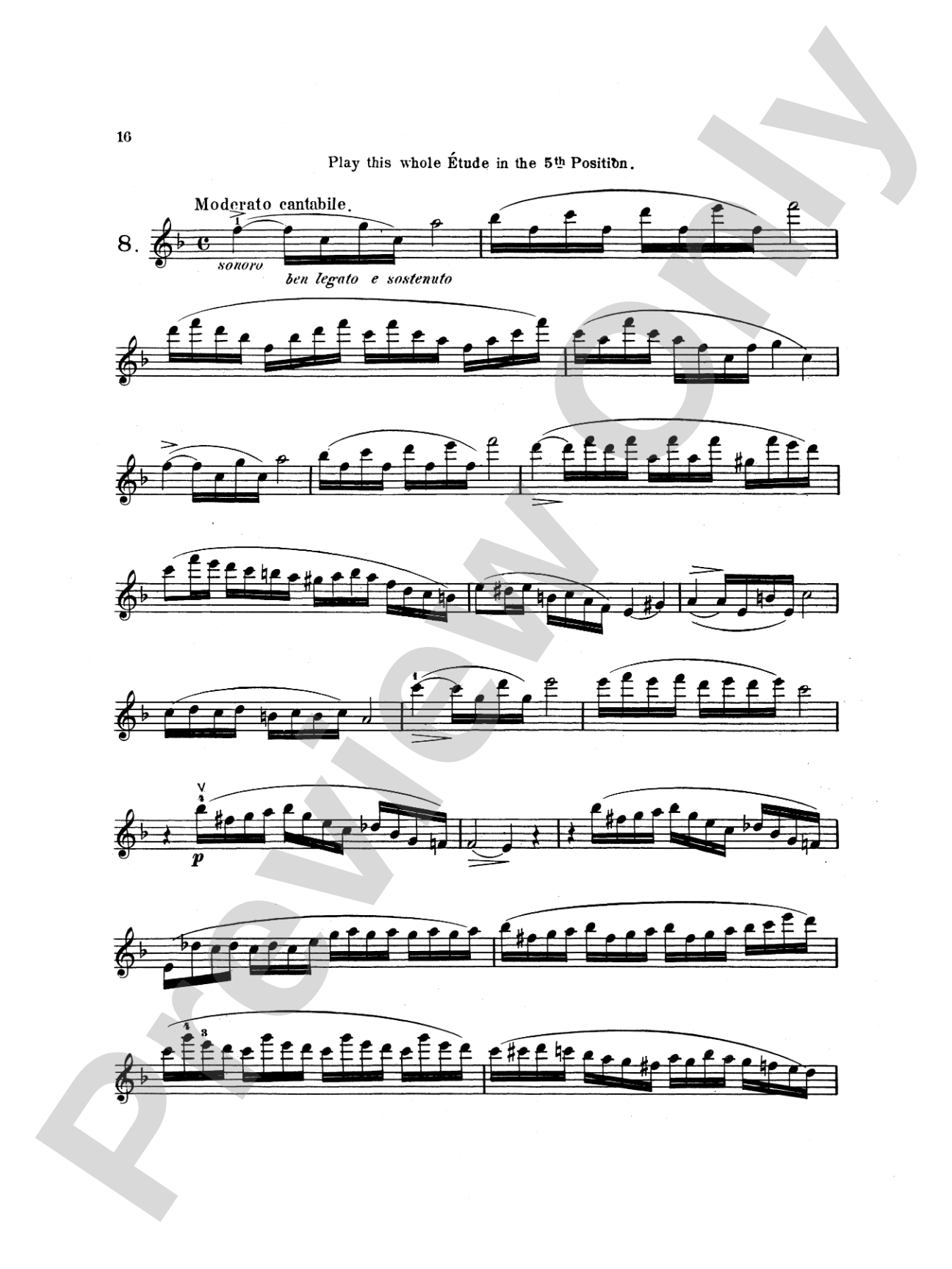 Dancla: Twenty Brilliant and Characteristic Etudes, Op. 73