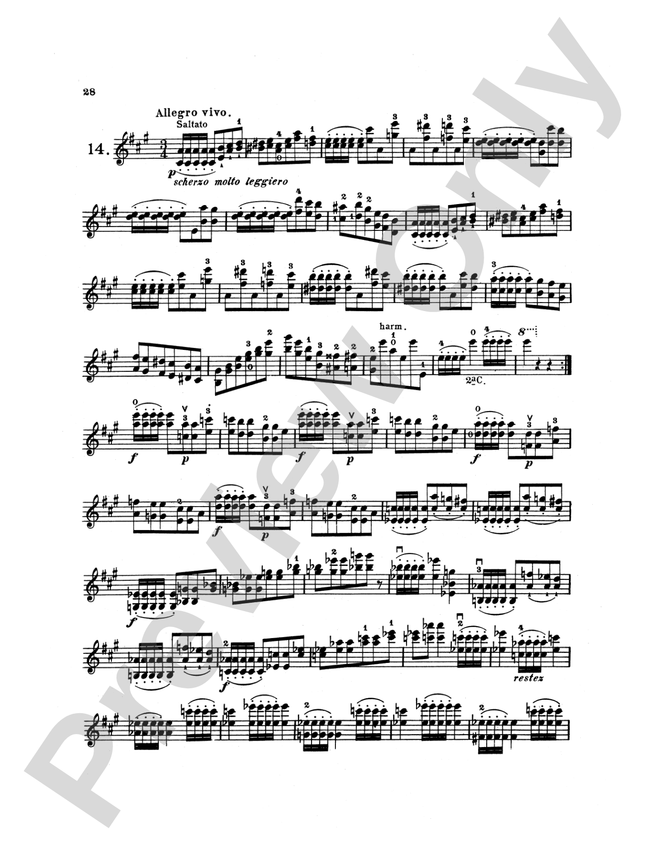 Dancla: Twenty Brilliant and Characteristic Etudes, Op. 73
