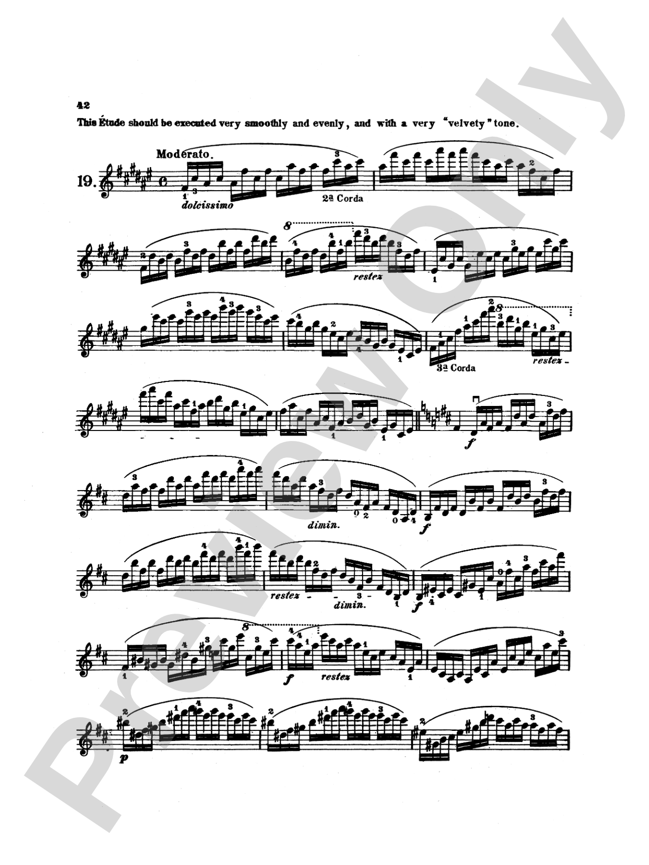 Dancla: Twenty Brilliant and Characteristic Etudes, Op. 73