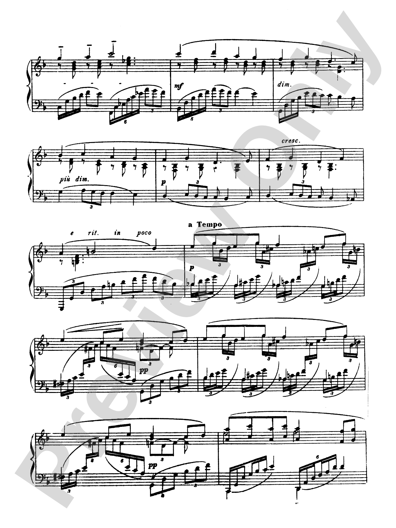 Debussy: Ballade: Piano
