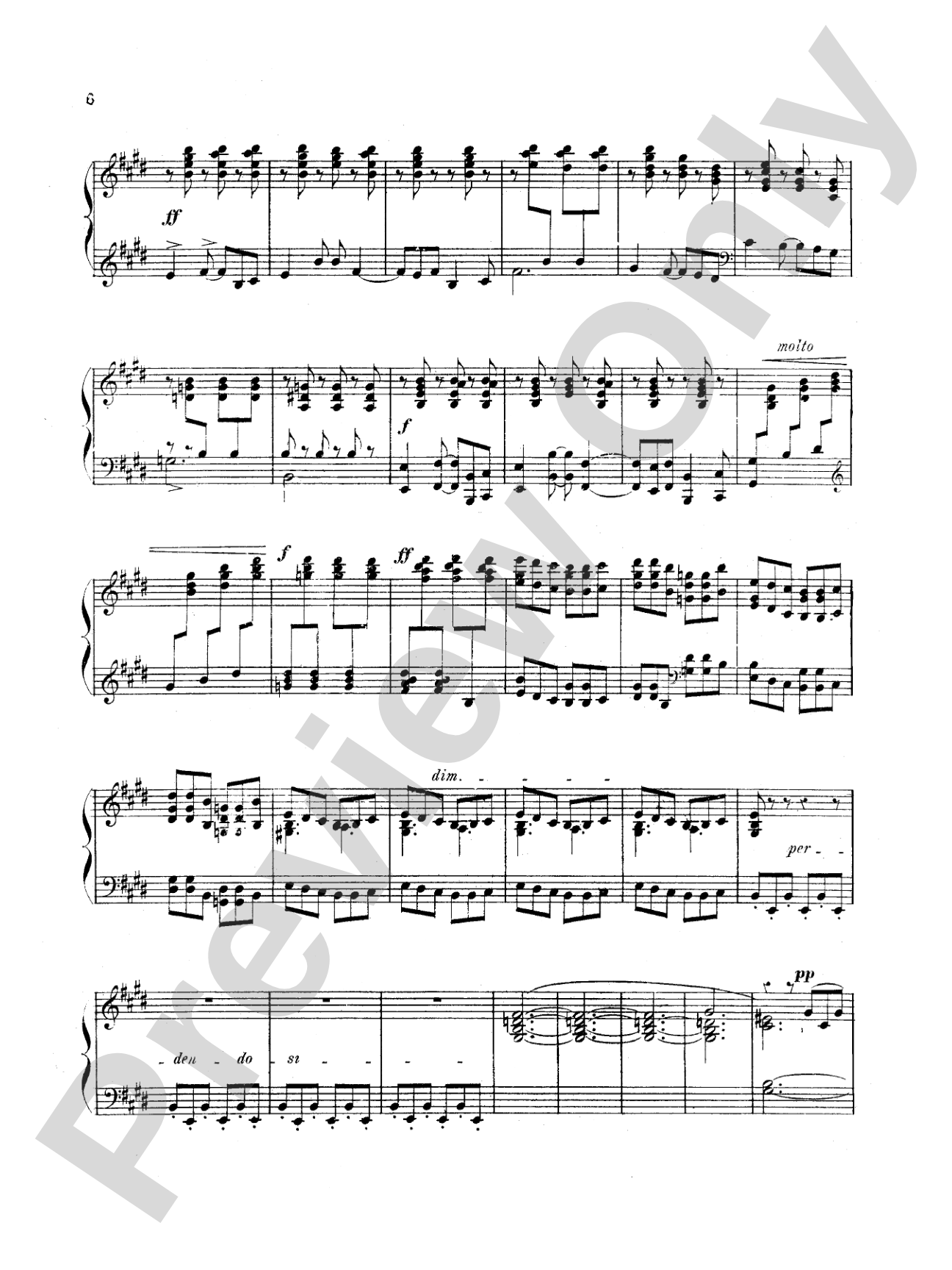 Debussy: Danse: Piano