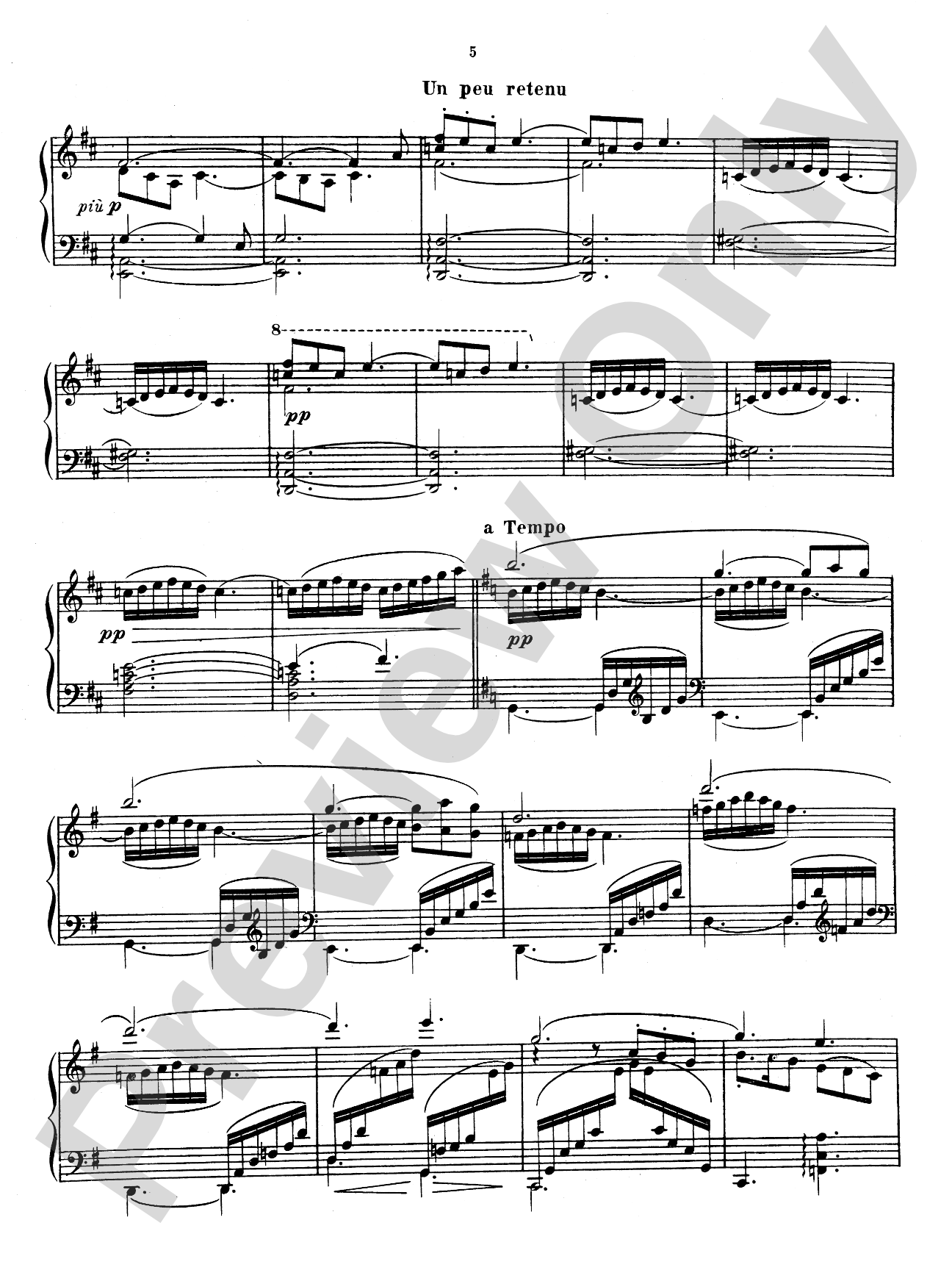 Debussy: En Bateau (from Petite Suite): Piano