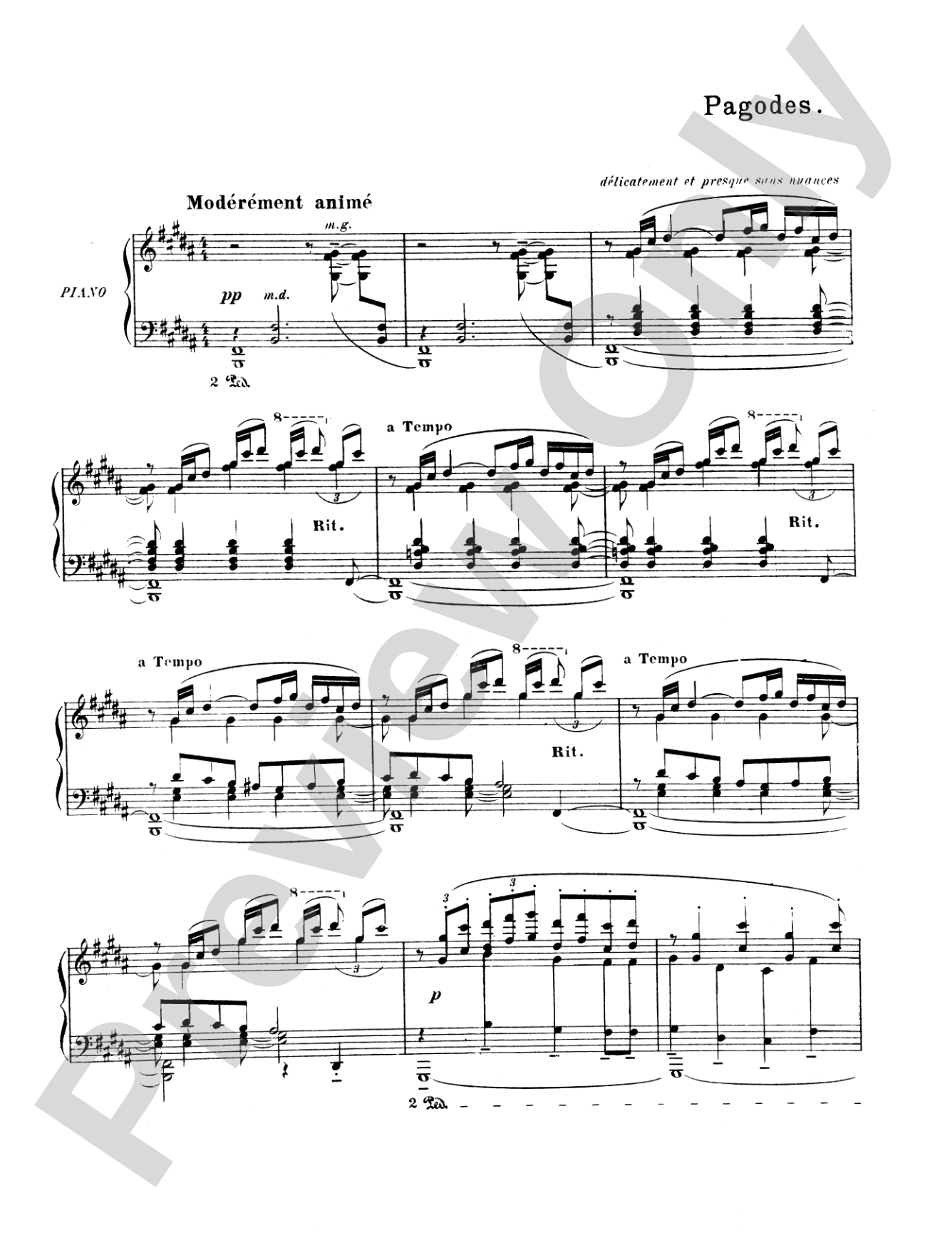 Debussy: Estampes
