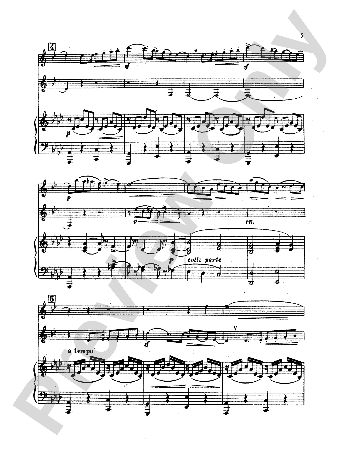 Mendelssohn: Concert Piece: 2 Clarinets & Piano Book