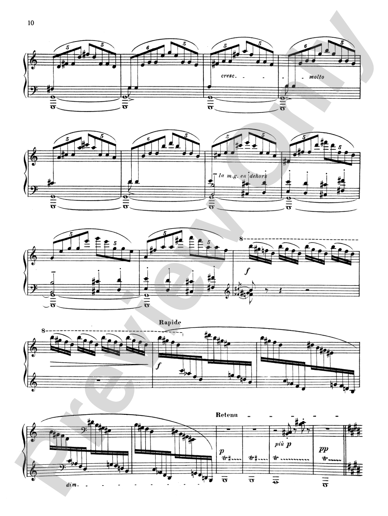 Debussy: Jardins Sous la Pluie: Piano