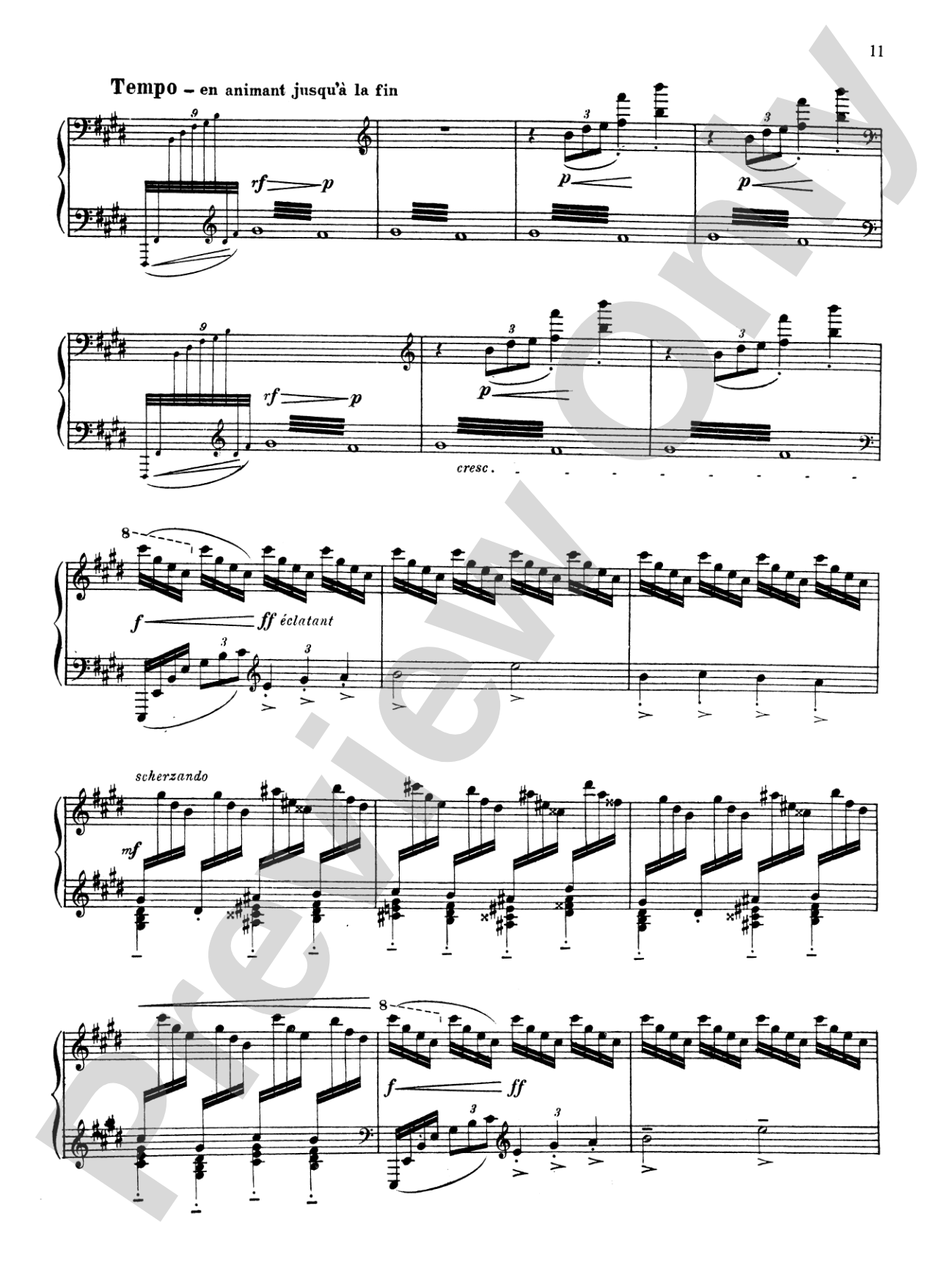 Debussy: Jardins Sous la Pluie: Piano