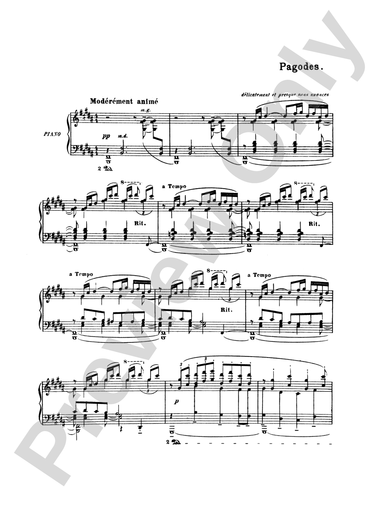 Debussy: Pagodes (from Estampes)