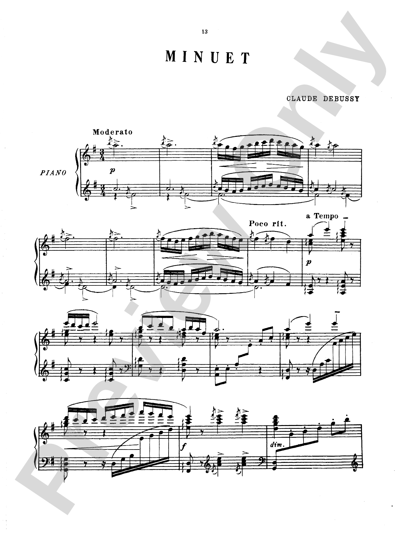 Debussy: Petite Suite, Complete: Piano