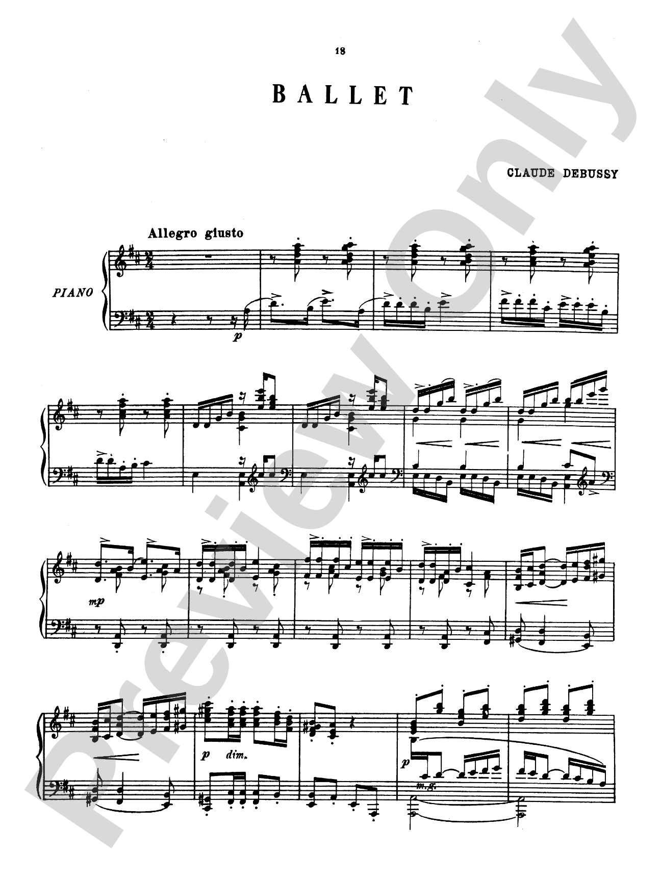 Debussy: Petite Suite, Complete: Piano