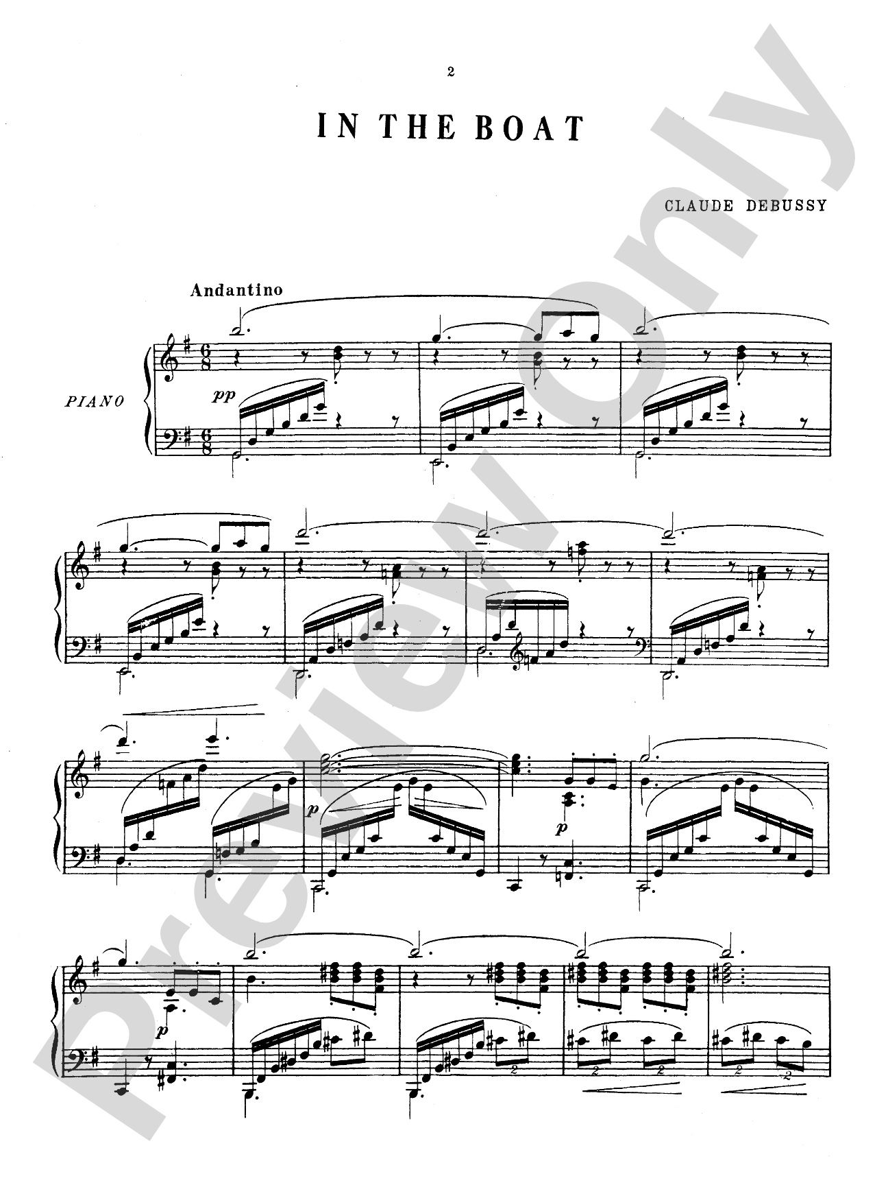 Debussy: Petite Suite, Complete: Piano
