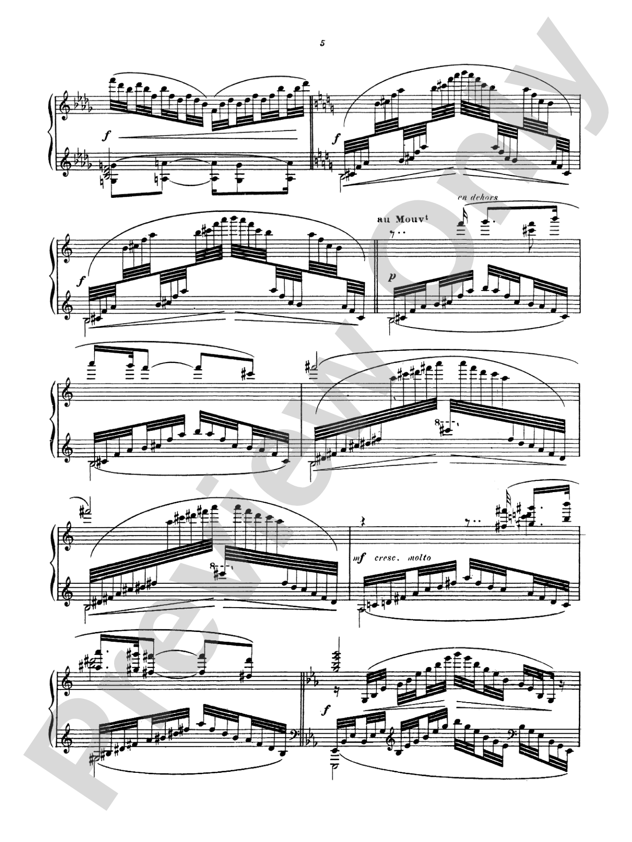 Debussy: Reflets Dans L'eau: Piano