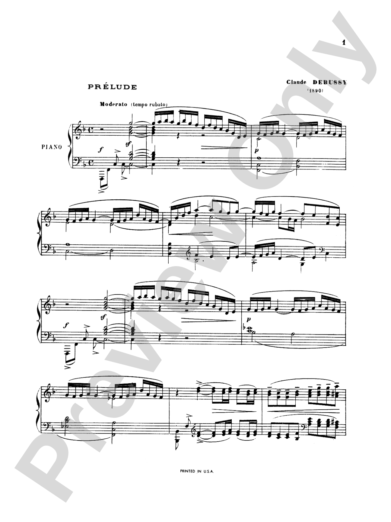 Debussy: Suite Bergamasque, Complete: Piano Book