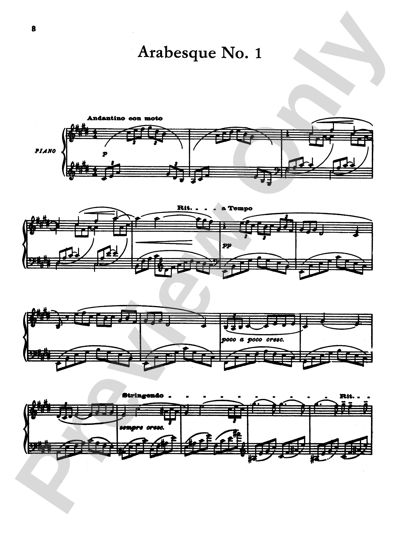 Debussy: Album for Piano Solo