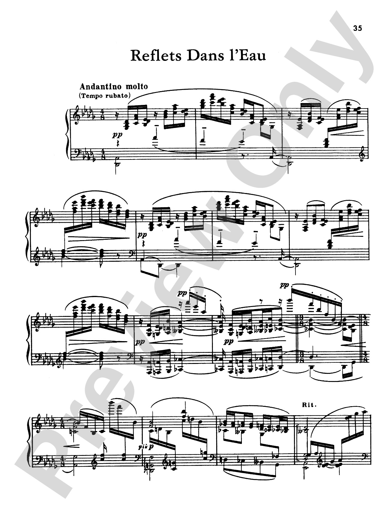 Debussy: Album for Piano Solo