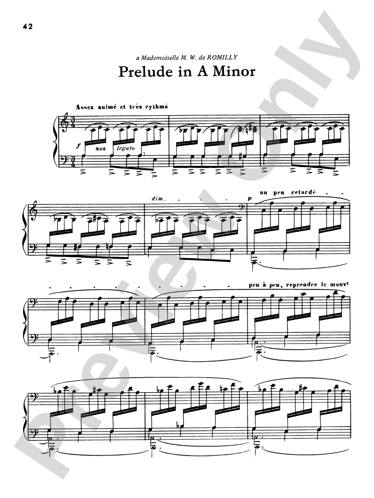 Debussy: Album for Piano Solo