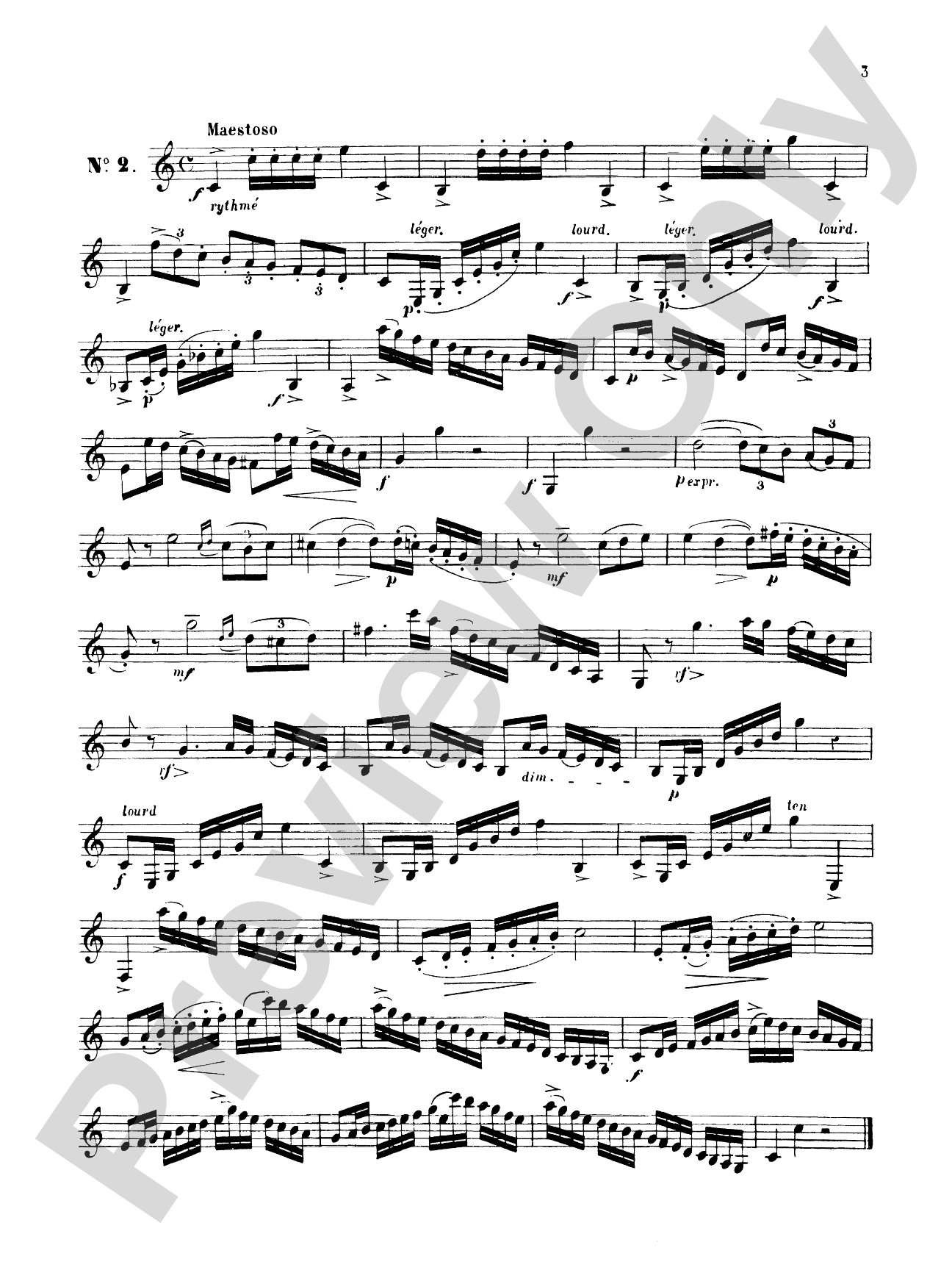 Klosé: Thirty Etudes after H. Aumont