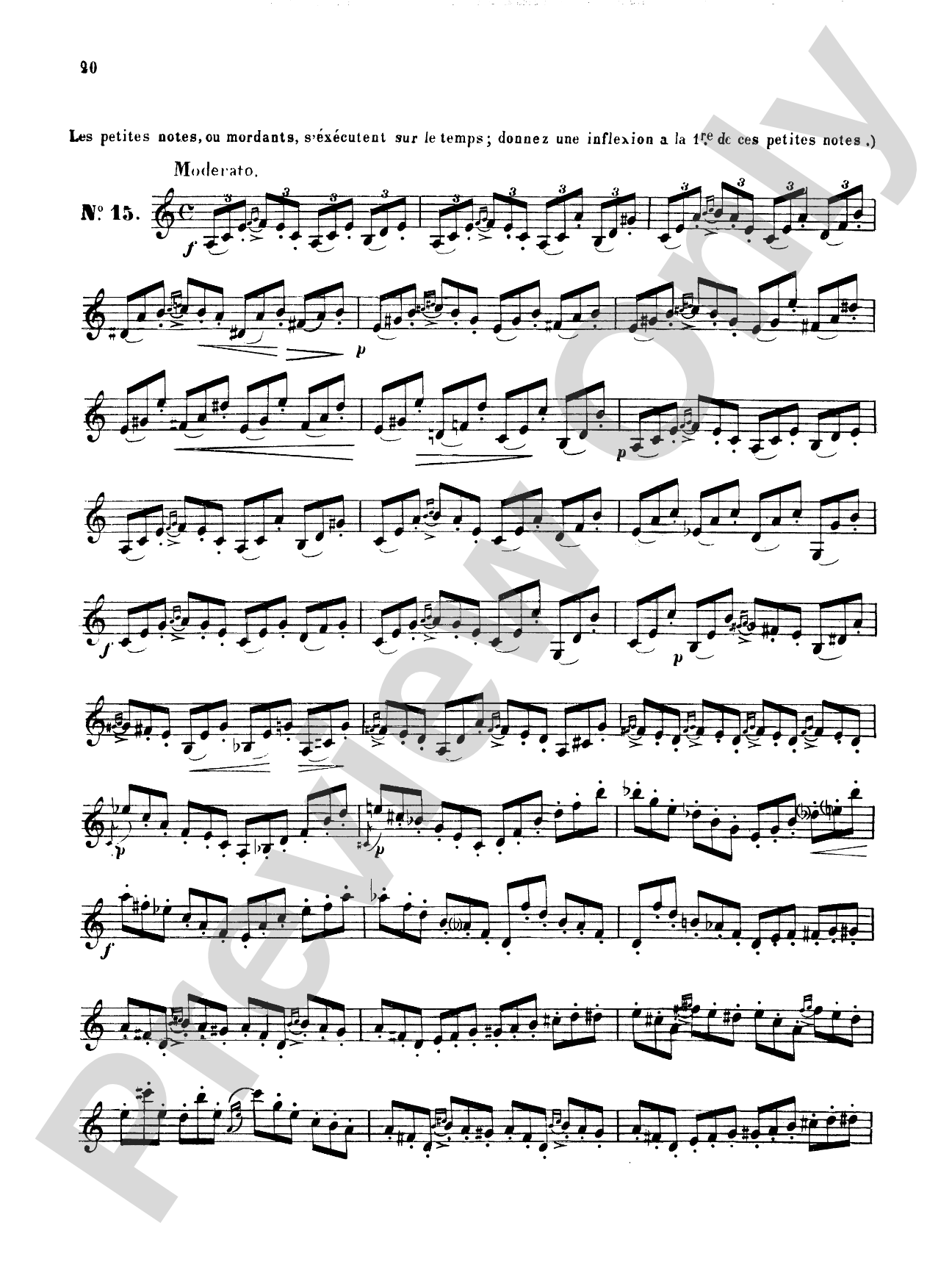 Klosé: Thirty Etudes after H. Aumont