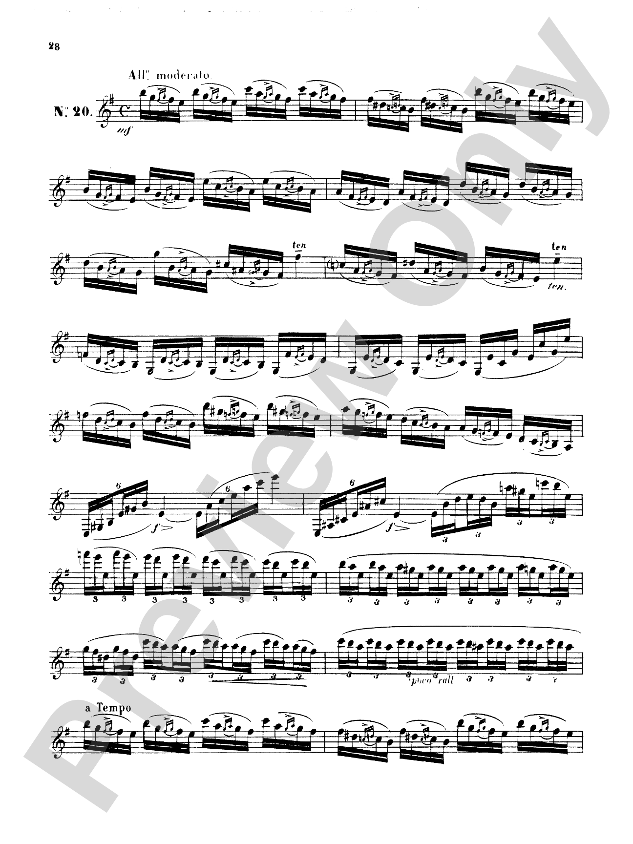 Klosé: Thirty Etudes after H. Aumont