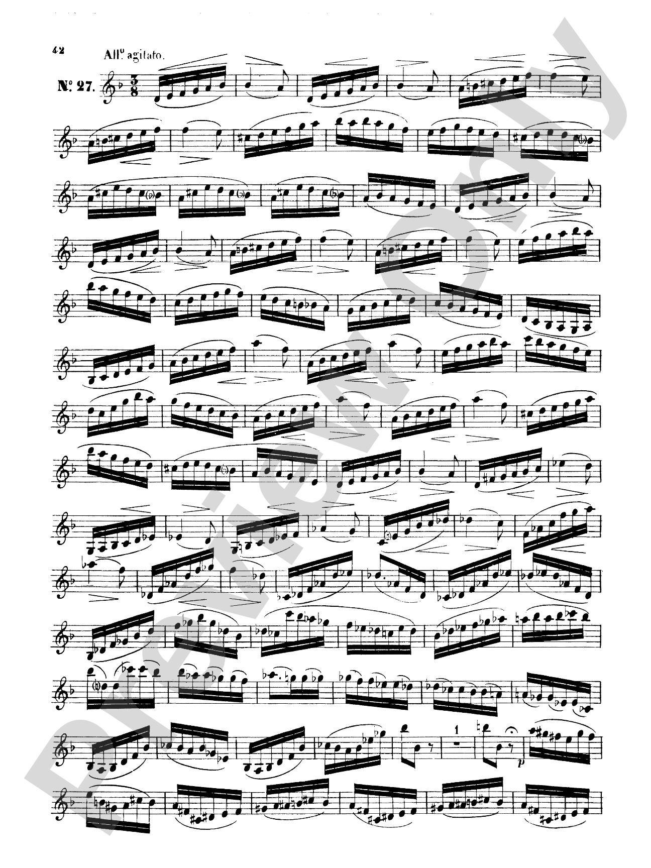 Klosé: Thirty Etudes after H. Aumont