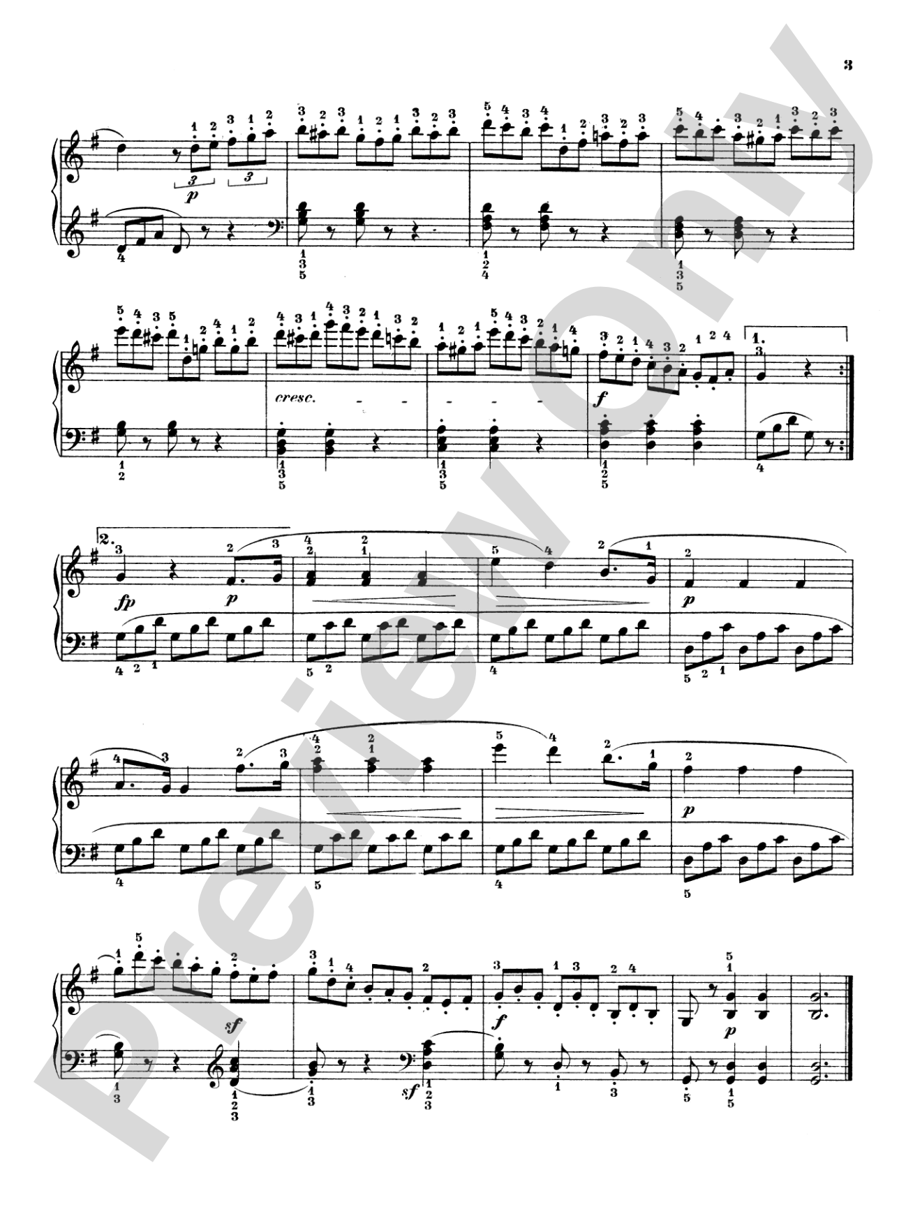 Cramer: Eleven Sontinas: Piano Book