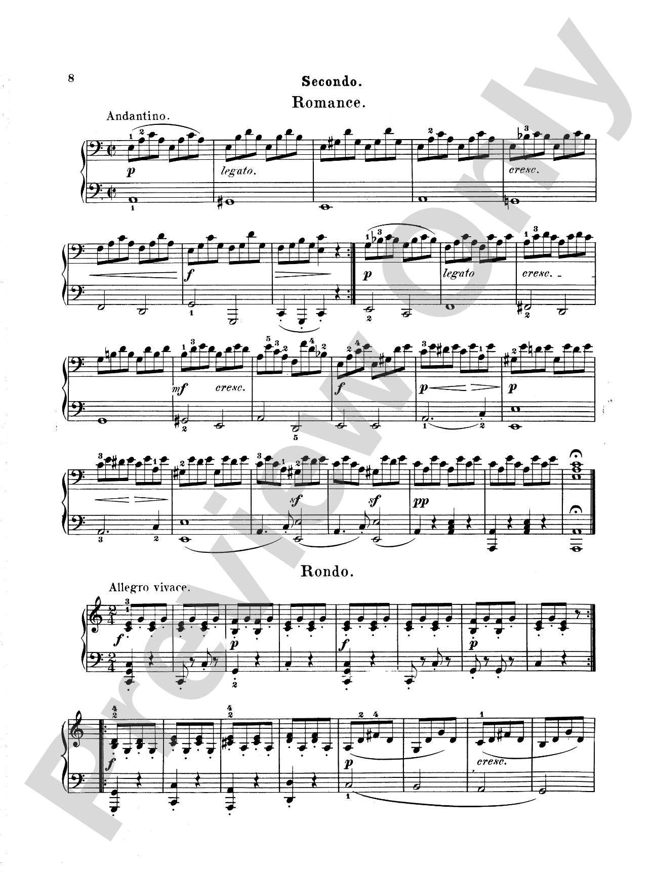 Diabelli: Pleasures of Youth (Six Sonatinas on Five Notes): Piano Duet (1 Piano, 4 Hands) Book