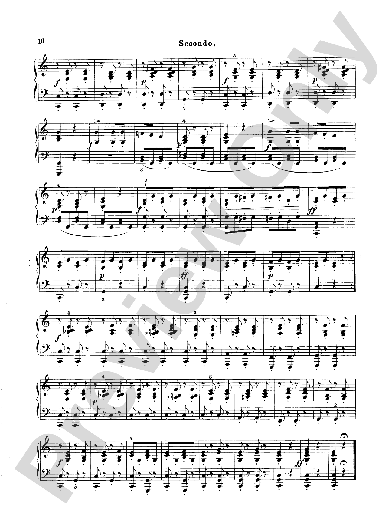 Diabelli: Pleasures of Youth (Six Sonatinas on Five Notes): Piano Duet (1 Piano, 4 Hands) Book