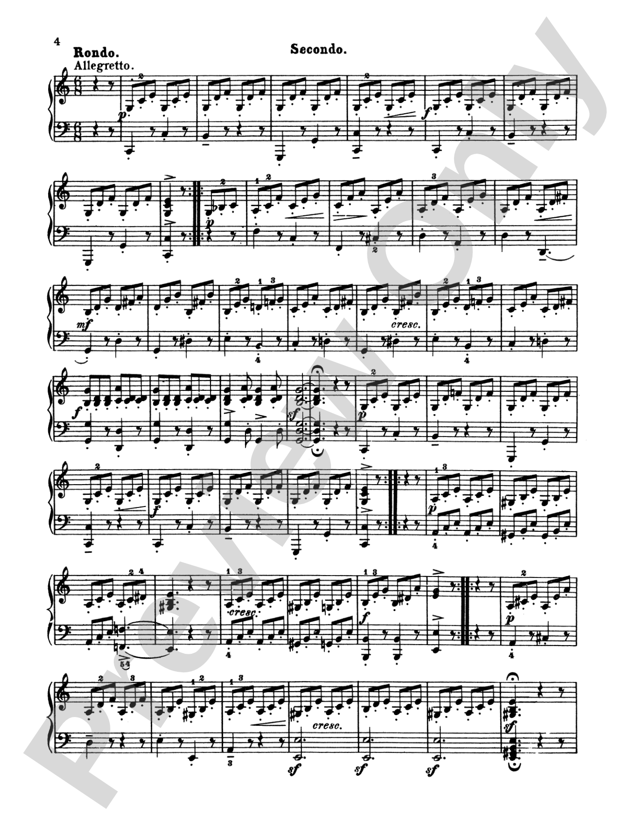 Diabelli: Sonatinas, Op. 24, 54, 58, 60: Piano Duet (1 Piano, 4 Hands) Book
