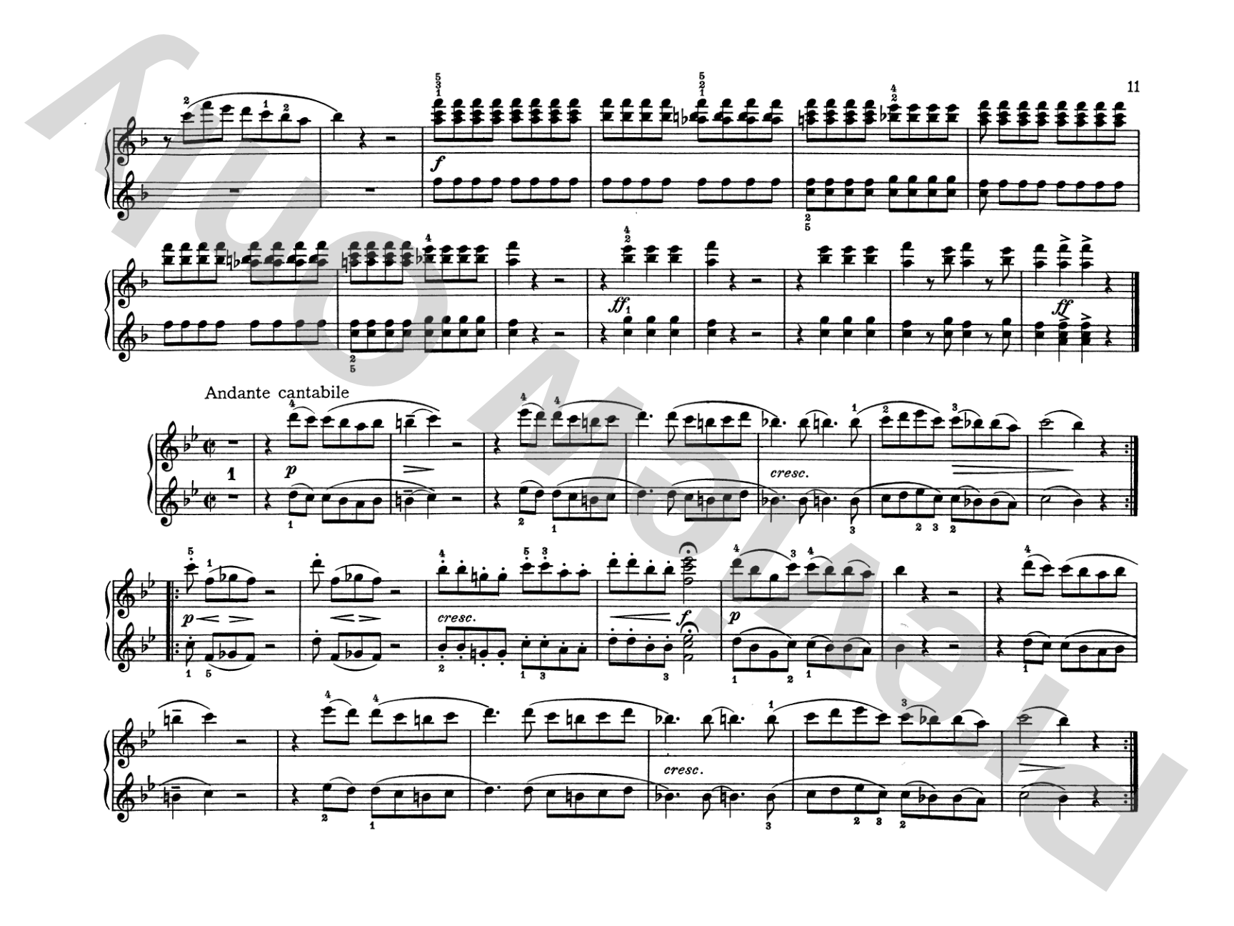 Diabelli: Sonatas, Op. 32, 33, 37: Piano Duet (1 Piano, 4 Hands) Comb Bound Book