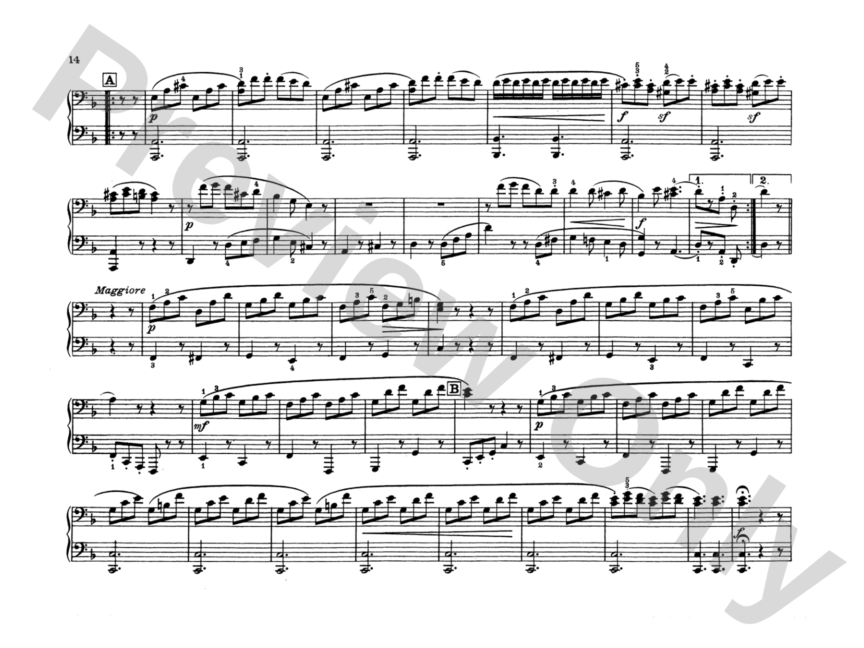 Diabelli: Sonatas, Op. 32, 33, 37: Piano Duet (1 Piano, 4 Hands) Comb Bound Book