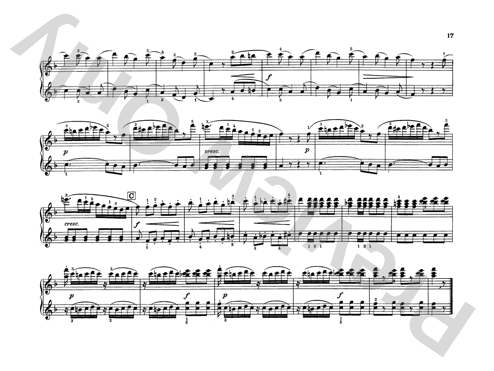 Diabelli: Sonatas, Op. 32, 33, 37: Piano Duet (1 Piano, 4 Hands) Comb Bound Book