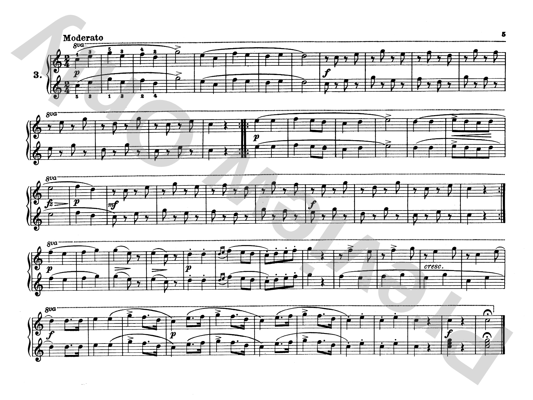 Diabelli: Melodious Exercises, Op. 149: Piano Duet (1 Piano, 4 Hands) Comb Bound Book