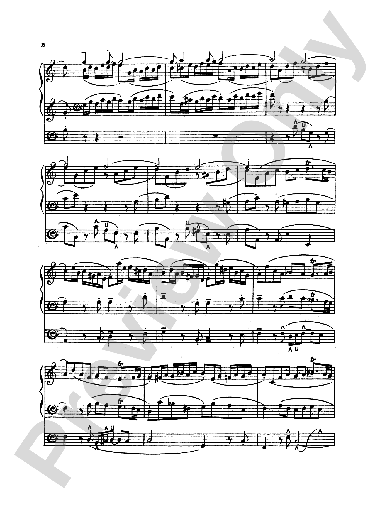 Albrechtsberger: Six Trios for Organ: Organ Book
