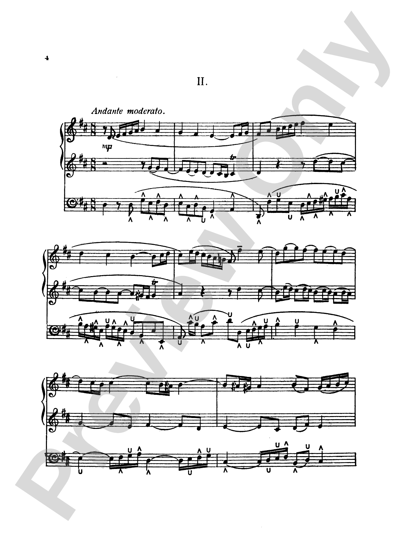 Albrechtsberger: Six Trios for Organ