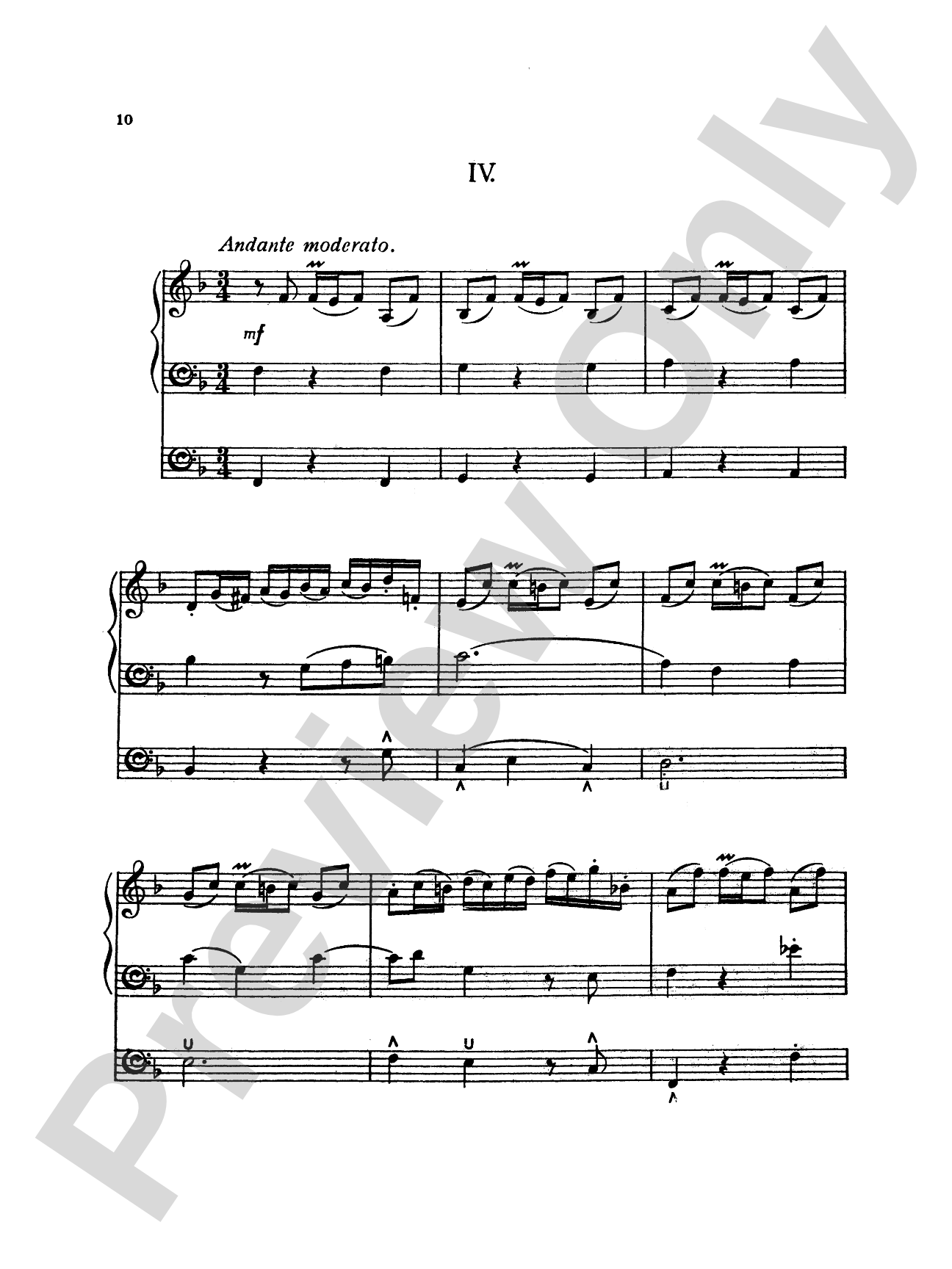 Albrechtsberger: Six Trios for Organ