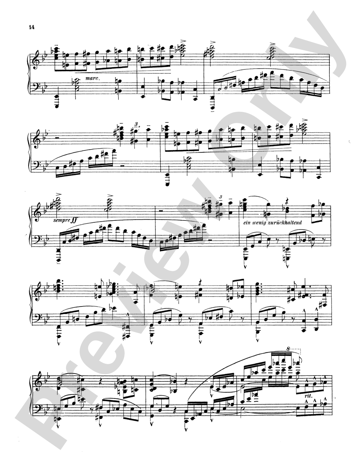 Dohnányi: Rhapsody, Op. 11, No. 1: Piano
