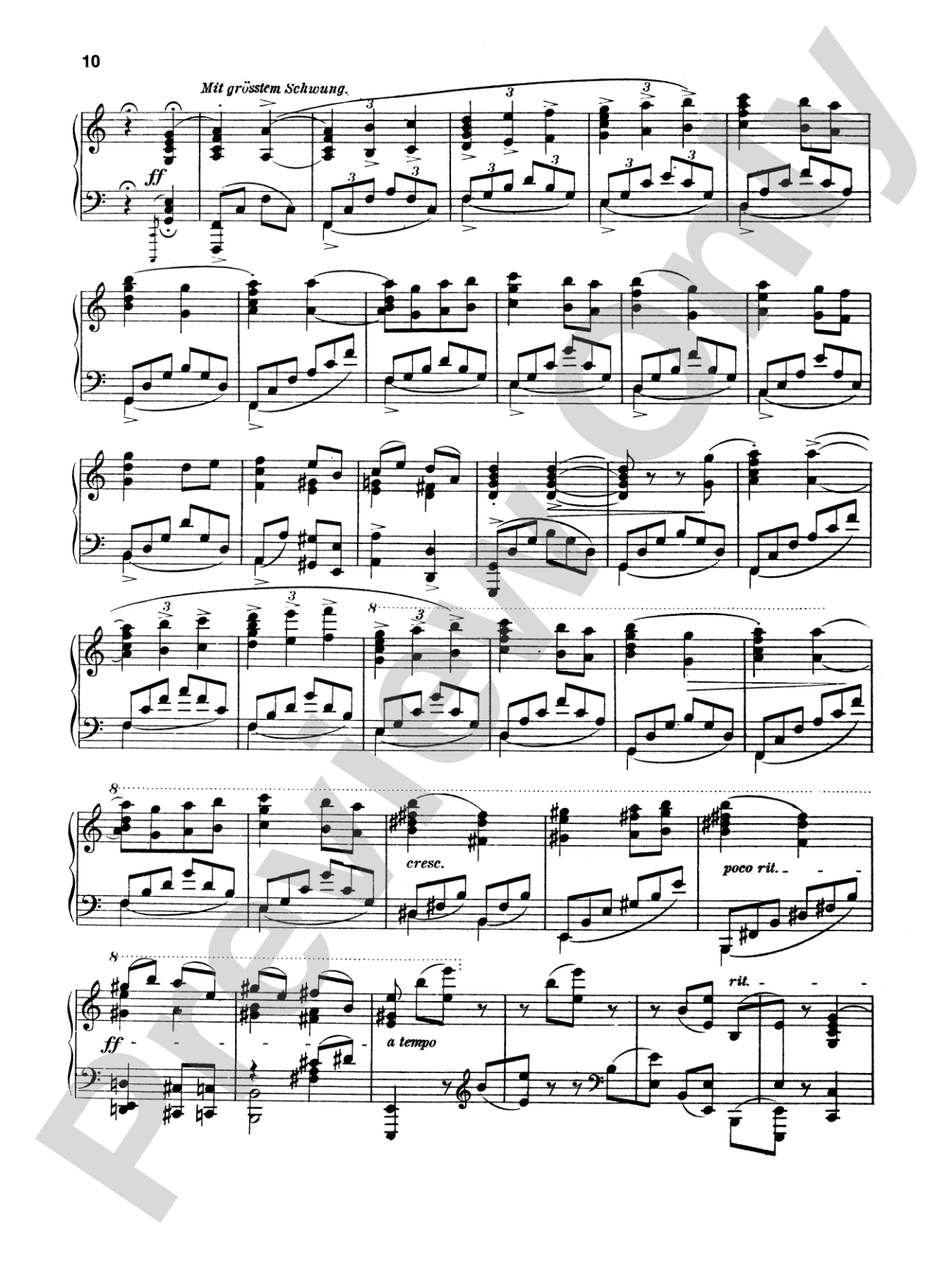 Dohnányi: Rhapsody, Op. 11, No. 3: Piano