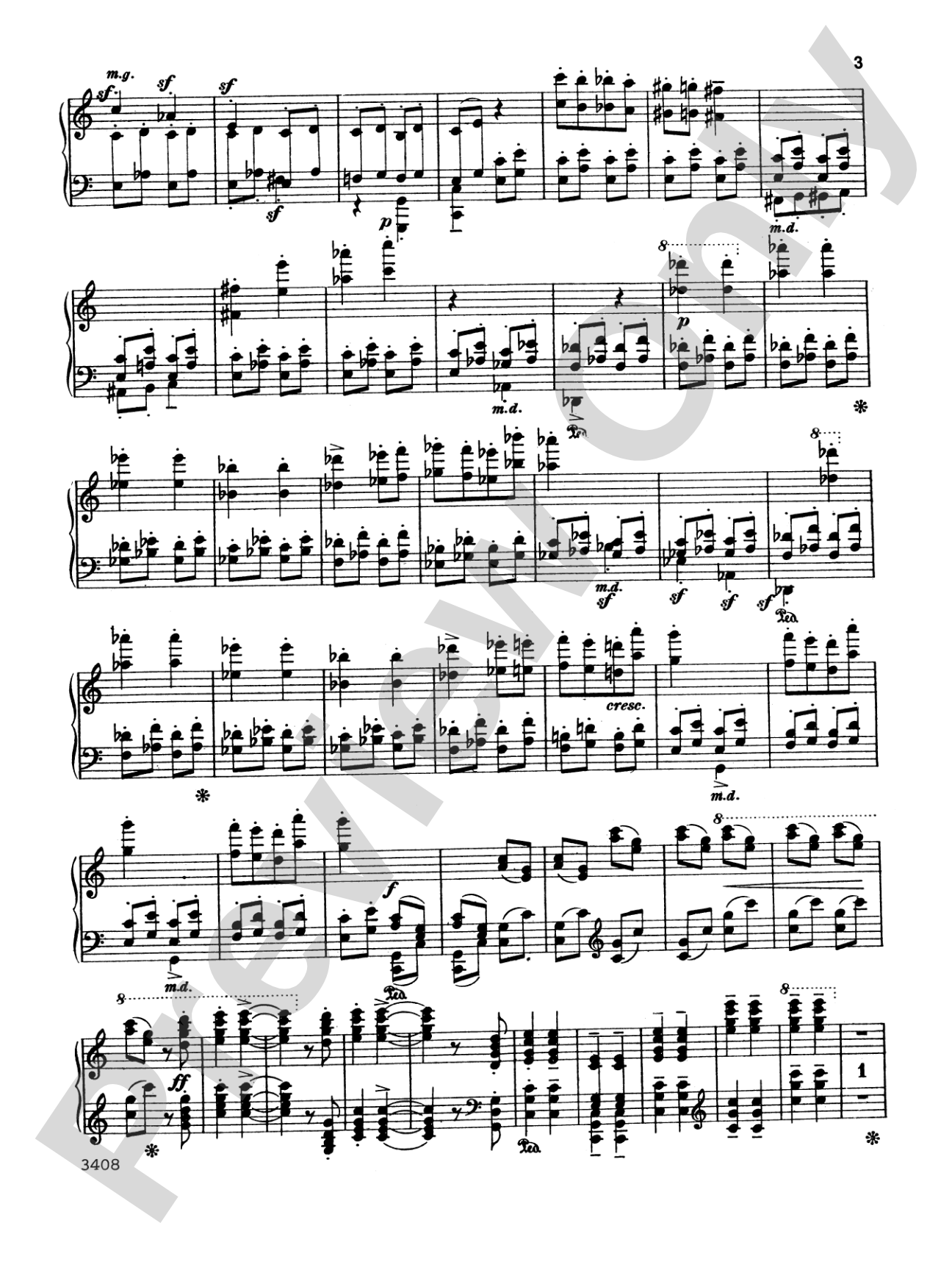 Dohnányi: Rhapsody, Op. 11, No. 3: Piano