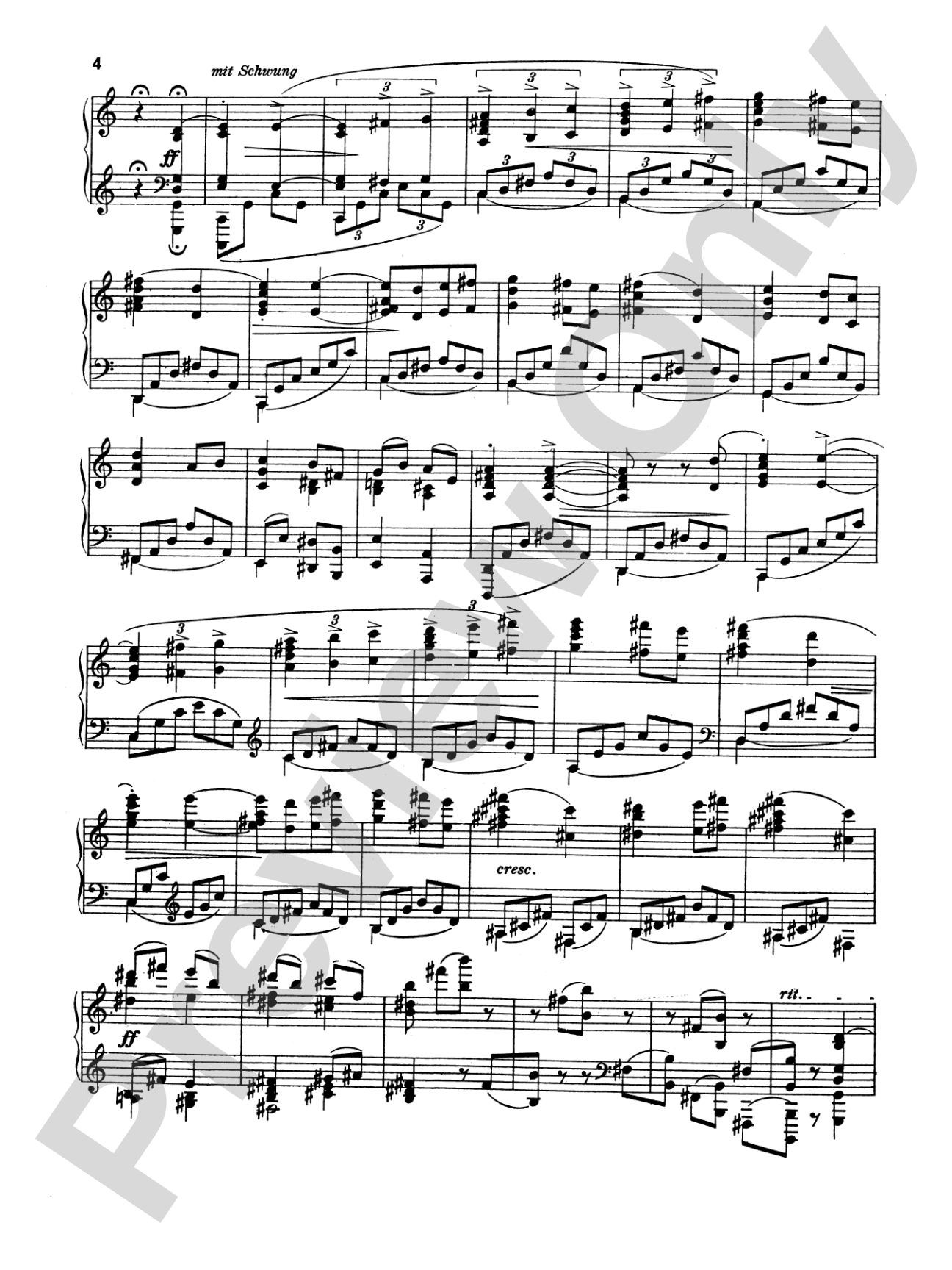 Dohnányi: Rhapsody, Op. 11, No. 3: Piano