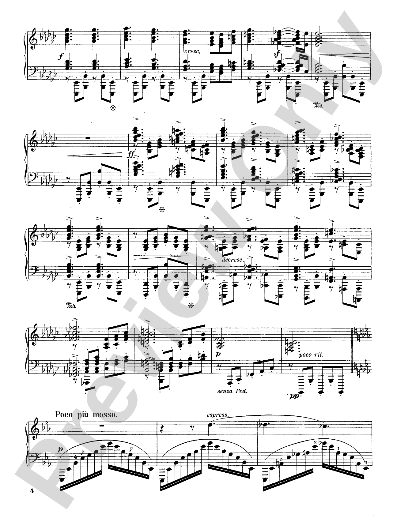 Dohnányi: Rhapsody, Op. 11, No. 4: Piano
