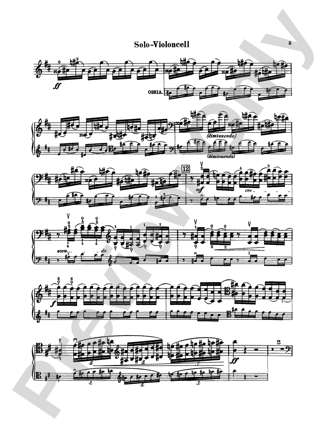 Dvorák: Cello Concerto, Op. 104 in B Minor: Cello Book