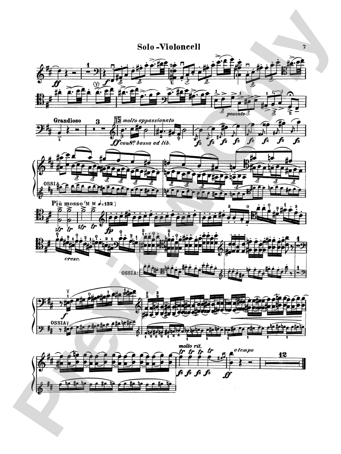 Dvorák: Cello Concerto, Op. 104 in B Minor: Cello Book